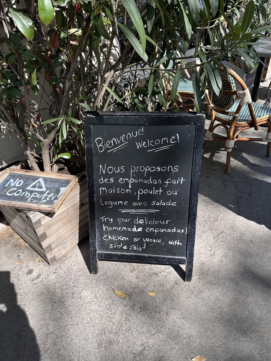 Menu The Cafeotheque Of Paris-5